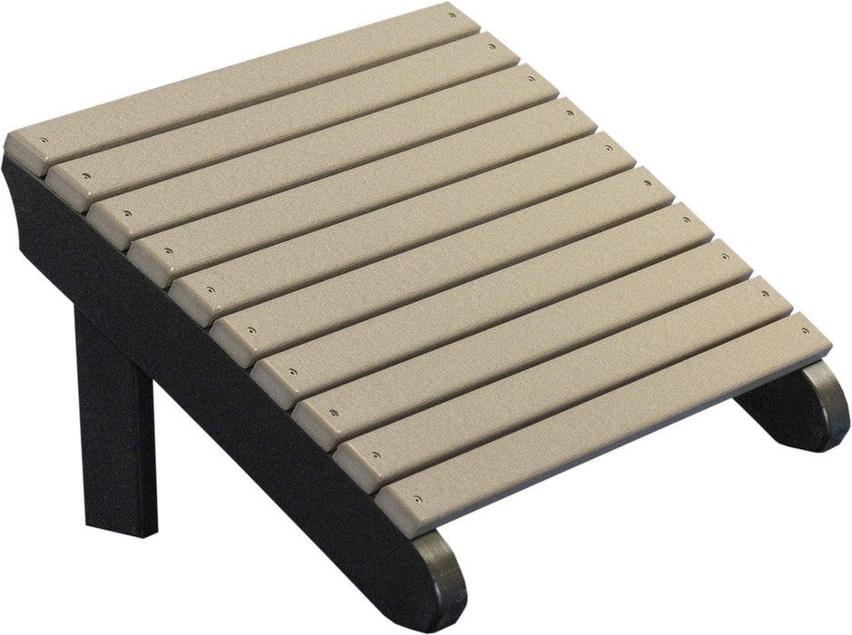 LuxCraft Recycled Plastic Deluxe Adirondack Footrest