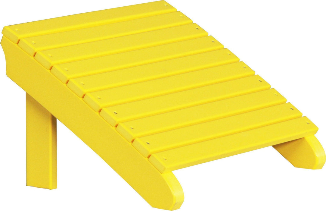 LuxCraft Recycled Plastic Deluxe Adirondack Footrest