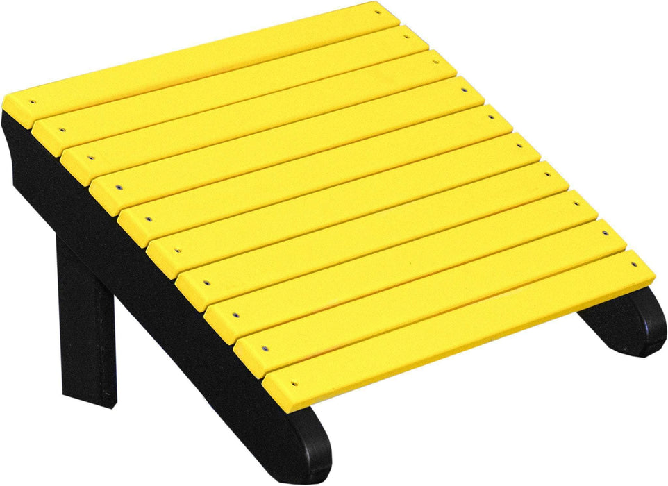 LuxCraft Recycled Plastic Deluxe Adirondack Footrest