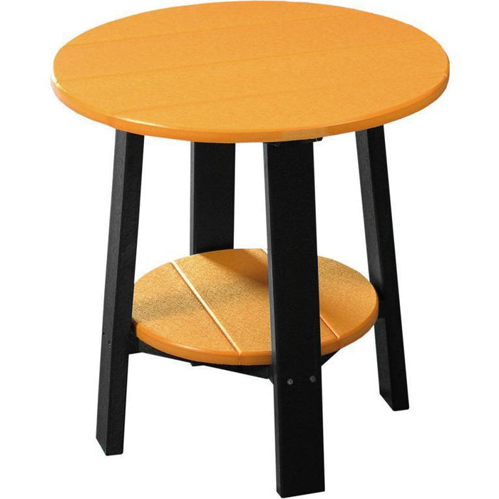 LuxCraft Recycled Plastic Deluxe End Table With Cup Holder
