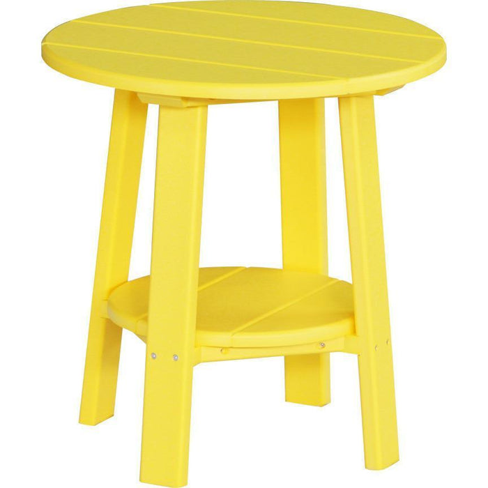 LuxCraft Recycled Plastic Deluxe End Table With Cup Holder