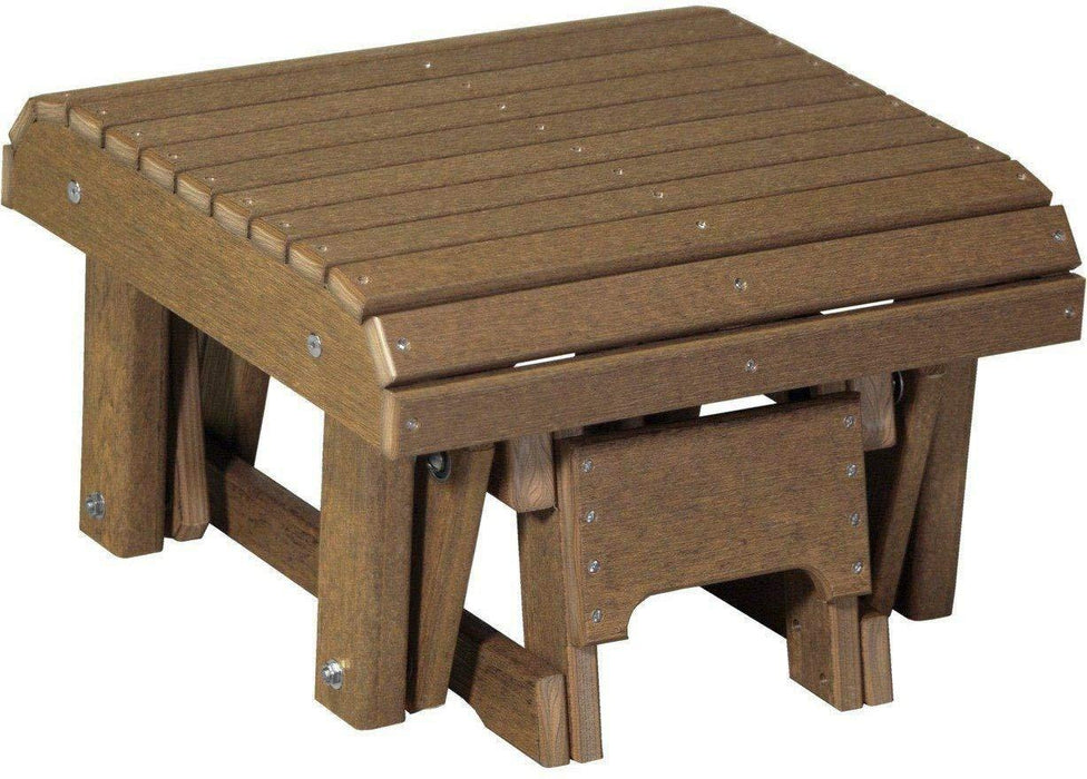 LuxCraft Recycled Plastic Glider Footrest