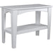 LuxCraft LuxCraft Recycled Plastic Island Buffet Table With Cup Holder White Tables IBTW