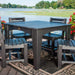LuxCraft LuxCraft Recycled Plastic Island Dining Table Tables