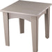 LuxCraft LuxCraft Recycled Plastic Island End Table Weatherwood Accessories IETWW