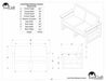LuxCraft Luxcraft Recycled Plastic Lanai Deep Seating Loveseat Loveseat