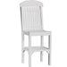 LuxCraft LuxCraft Recycled Plastic Regular Chair White / Bar Chair Chair PRCBW