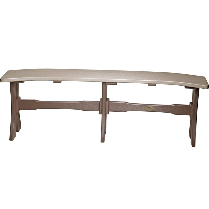 LuxCraft Recycled Plastic Table Bench