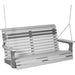 LuxCraft LuxCraft Rollback 4ft. Recycled Plastic Porch Swing With Cup Holder Porch Swing