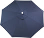 LuxCraft LuxCraft Spectrum 9' Market Outdoor Umbrella Spectrum Indigo / Black Accessories 9MUSI48080-Black