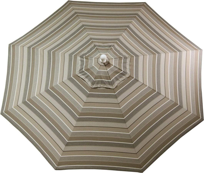 LuxCraft LuxCraft Stanton Brownstone 9' Market Outdoor Umbrella Canopy Replacement (Canopy Only) Stanton Brownstone Accessories 9MUSB58003