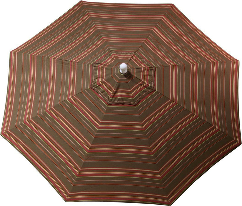 LuxCraft LuxCraft Stanton Brownstone 9' Market Outdoor Umbrella Stanton Brownstone / Black Accessories 9MUSB58003-Black