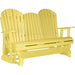 LuxCraft LuxCraft Yellow 5 ft. Recycled Plastic Adirondack Outdoor Glider Yellow Adirondack Glider 5APGY