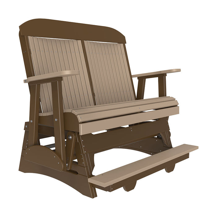 LuxCraft 4' Classic Balcony Poly Glider Chair