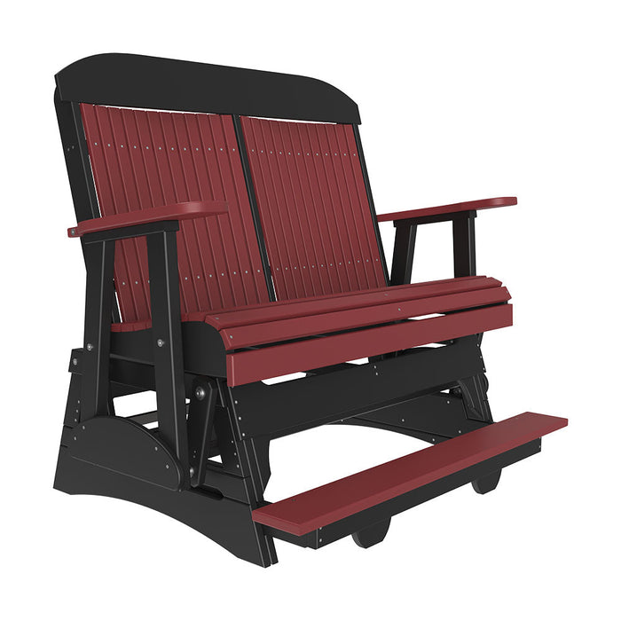 LuxCraft 4' Classic Balcony Poly Glider Chair