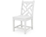 Polywood Polywood Chippendale Dining Side Chair White Chairs CDD100WH 845748027014