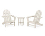Polywood Polywood Classic Adirondack 3-Piece Set Sand Adirondack Chair PWS417-1-SA 190609071294