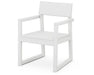 Polywood Polywood EDGE Dining Arm Chair White Arm Chair EMD200WH 190609159848