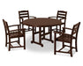 Polywood Polywood La Casa Cafš 5-Piece Dining Set Mahogany Dining Sets PWS100-1-MA 845748031578
