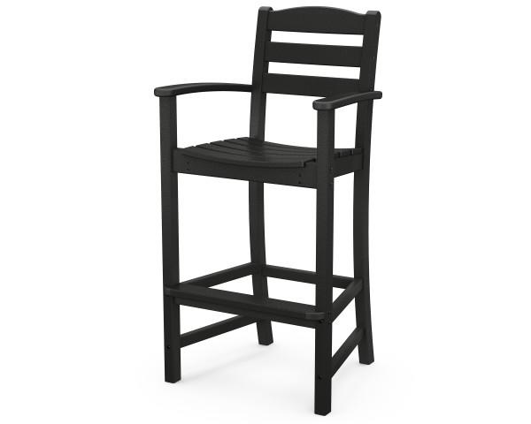 Polywood Polywood La Casa Cafš Bar Arm Chair Black Arm Chair TD202BL 845748025287