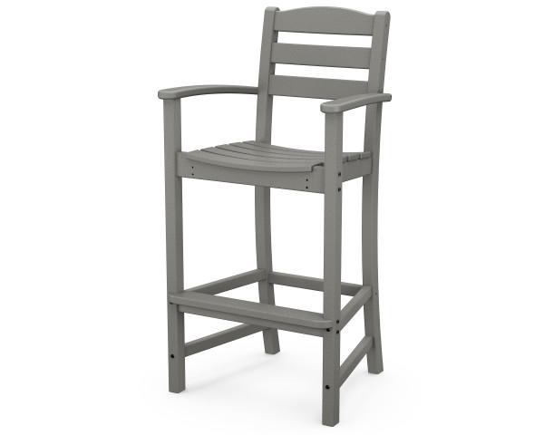 Polywood Polywood La Casa Cafš Bar Arm Chair Slate Grey Arm Chair TD202GY 845748025300