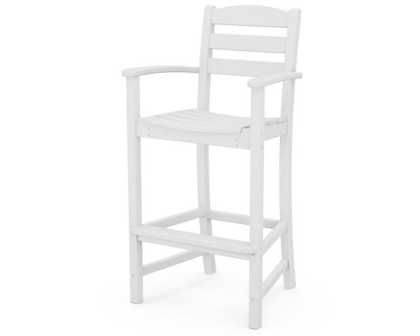 Polywood Polywood La Casa Cafš Bar Arm Chair White Arm Chair TD202WH 845748025348
