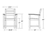 Polywood Polywood La Casa Cafš Dining Arm Chair Arm Chair