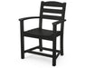 Polywood Polywood La Casa Cafš Dining Arm Chair Black Arm Chair TD200BL 845748025140