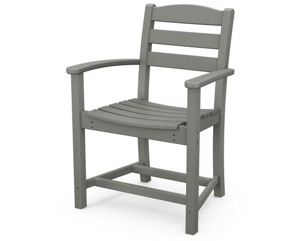 Polywood Polywood La Casa Cafš Dining Arm Chair Slate Grey Arm Chair TD200GY 845748025164