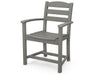 Polywood Polywood La Casa Cafš Dining Arm Chair Slate Grey Arm Chair TD200GY 845748025164