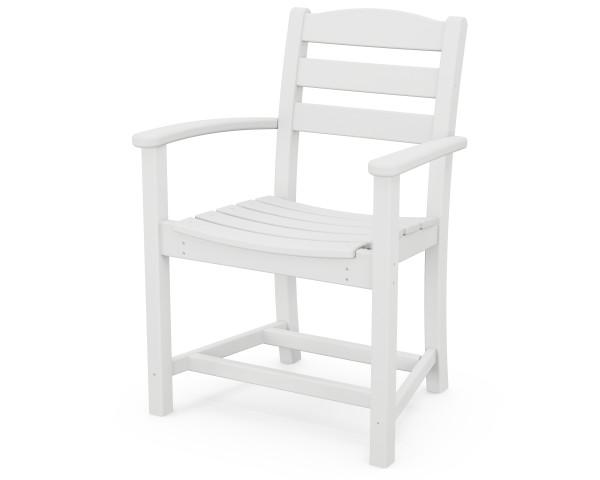 Polywood Polywood La Casa Cafš Dining Arm Chair White Arm Chair TD200WH 845748025201