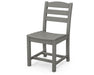 Polywood Polywood La Casa Cafš Dining Side Chair Slate Grey Chair TD100GY 845748022064