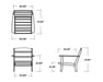Polywood Polywood Lakeside Deep Seating Chair Seating Chair
