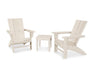 Polywood Polywood Modern 3-Piece Curveback Adirondack Set Sand Adirondack Chair PWS420-1-SA 190609071782