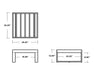 Polywood Polywood Modular Ottoman Ottoman