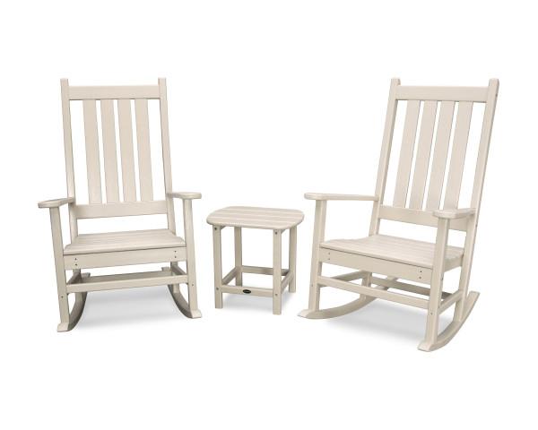 Polywood Polywood Vineyard 3-Piece Rocking Set Sand Rocking Chair PWS355-1-SA 190609058400