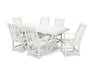 Polywood Polywood Vineyard 7-Piece Dining Set White Dining Sets PWS407-1-WH 190609064388