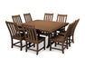 Polywood Polywood Vineyard 9-Piece Dining Set Teak Dining Sets PWS406-1-TE 190609064302