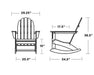 Polywood Polywood Vineyard Adirondack Rocking Chair Rocking Chair