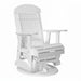 LuxCraft Dove Gary 2 foot Classic Highback Recycled Plastic Swivel Glider Chair