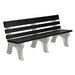 Wildridge Wildridge Black Heritage Outdoor Park Bench Black on Dove Gray Outdoor Bench LCC-125-WABBDG