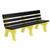Wildridge Wildridge Black Heritage Outdoor Park Bench Black on Yellow Outdoor Bench LCC-125-WABBY