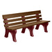 Wildridge Wildridge Cedar Heritage Outdoor Park Bench Cedar on Cherrywood Outdoor Bench LCC-125-WBLCCW