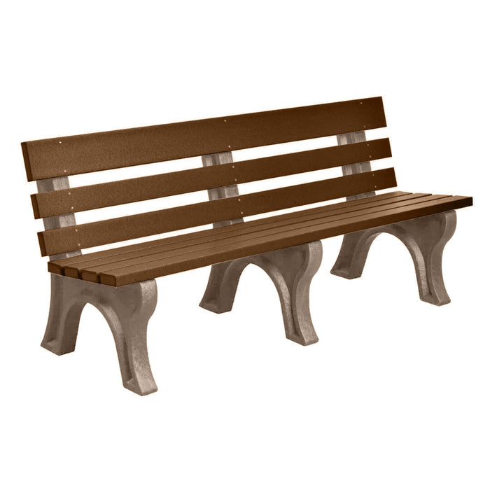 Wildridge Wildridge Cedar Heritage Outdoor Park Bench Cedar on Weatherwood Outdoor Bench LCC-125-WBLCWW