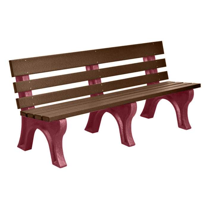 Wildridge Wildridge Chestnut Brown Heritage Outdoor Park Bench Chestnut Brown on Cherrywood Outdoor Bench LCC-125-WBLCBCW