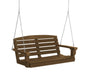 Wildridge Wildridge Classic 4 ft. Recycled Plastic Classic Porch Swing Tudor Brown Poly Porch Swing LCC-202-TB
