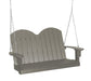Wildridge Wildridge Classic 4 ft. Recycled Plastic Savannah Porch Swing Light Gray Poly Porch Swing LCC-203-LG