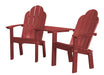 Wildridge Wildridge Classic Recycled Plastic Deck Chair Tete-a-Tete Cardinal Red Chair LCC-229-CR