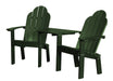 Wildridge Wildridge Classic Recycled Plastic Deck Chair Tete-a-Tete Turf Green Chair LCC-229-TG
