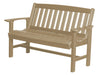 Wildridge Wildridge Classic Recycled Plastic Mission Bench Weatherwood Outdoor Bench LCC-225-WW